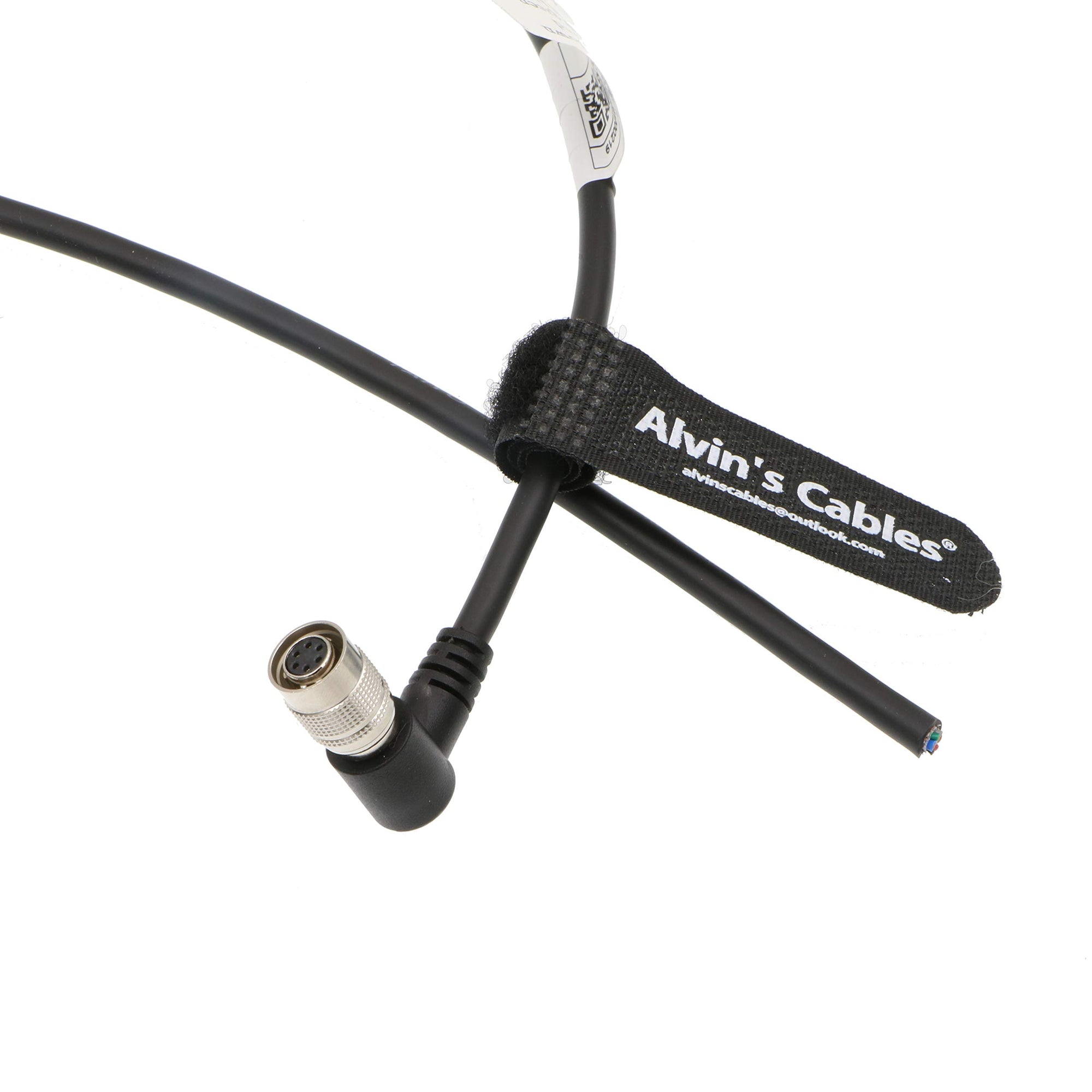 Alvin’s Cables HR10A-7P-6S Hirose 6 Pin Female to Open End Power I/O Cable High Flex Shielded for Sony CCD XC-75, Basler Ace GigE, AVT GigE Industrial Camera