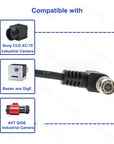 Alvin’s Cables HR10A-7P-6S Hirose 6 Pin Female to Open End Power I/O Cable High Flex Shielded for Sony CCD XC-75, Basler Ace GigE, AVT GigE Industrial Camera 9.8ft/3m