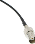 Alvin's Cables BNC Right Angle Male to BNC Female SDI Cable for Camera 50 Ohm