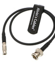 Alvin's Cables Micro-BNC High-Density BNC to BNC 6G HD SDI Coaxial-Cable for Blackmagic-Video-Assist, Right-Angle 75 Ohm 50cm|19.7inches