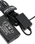 Alvin’s Cables DMW-DCC16 DMW-BLJ31 Dummy Battery to D-tap DC Coupler Power Cable for Panasonic Lumix S1 S1M S1R S1RM S1H Mirrorless Cameras