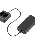 Alvin's Cables Dual Slot Charger for Sony NP-SA100 Battery with USB-C Cable