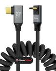 Alvin's Cables Coiled USB-C Cable, 20Gbps Data Transfer, 240W, 4K@60Hz