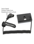 Alvin's Cables NP F550 Dummy Battery to D Tap Coiled Power Cable for Sony NP F570 NP F970 Monitor