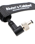 Alvin's Cables Right Angle DC to Locking DC Power Cable for SmallHD 702, Atomos Ninja V, Video Devices PIX-E7 PIX-E5 Monitor,Hollyland Mars 400s 45cm| 18inches