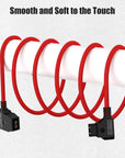Alvin's Cables Ultra Soft D-tap Male to Female Extension Cable for DSLR Rig Anton Bauer Battery IDX SmallRig V-Mount Gold Mount Battery 1M| 39.4in