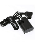 Alvin's Cables New DR E6 Dummy Battery to D Tap Cable for SmallHD 501 502 702 Monitor Canon 70D