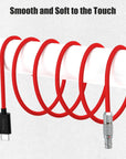 Alvin's Cables Ultra Soft USB-C Type-C to 2 Pin 12V Fast Charging Power Cable for Tilta| Teradek| SmallHD| Z-CAM| Blackmagic Pyxis 60cm|24inches