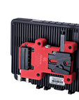 Alvins V-Mount Battery Plate for SmallHD Ultra 5 & Ultra 7, Direct Contact Power Supply with 1 x D-Tap & 2 x 0B 2 Pin Outputs, Red