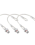 Alvin‘s Cables Dust Cap for LEMO 00B Push-Pull Connectors, FGG 00B(7.5mm) Male Plug Pin Protector Cover with Stainless Steel Tether, IP68 Metal Cap for Machine Vision & Industrial Cameras, 2 Piece