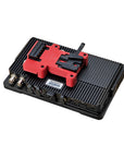 Alvins V-Mount Battery Plate for SmallHD Ultra 5 & Ultra 7, Direct Contact Power Supply with 1 x D-Tap & 2 x 0B 2 Pin Outputs, Red