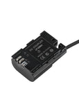 Alvin's Cables LP-E6PNH Dummy Battery to D-Tap Braided Coiled Power Cable