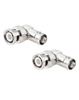 Alvin's Cables Right Angle BNC Connectors for HD SDI BNC Cable One Set