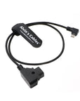 Motor-Power-Cable for Tilta-Nucleus-Nano Micro-USB Right-Angle to D-Tap Alvin's Cables