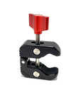 Alvins Camera Mount Clamp for Most Photographic Accessories Crab-Shaped Super Clamp with 1/4"-20, 3/8"-16 Threaded Holes