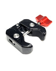 Alvins Camera Mount Clamp for Most Photographic Accessories Crab-Shaped Super Clamp with 1/4"-20, 3/8"-16 Threaded Holes