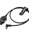 Alvin's Cables Smart Dtap to DC Cable for Atomos Ninja V, Ultra Flexible D-tap to 2.1 DC Right Angle Power Cable 2ft for Blackmagic Design Video Assist, SmallHD 702, for Feelworld FW568 Monitor