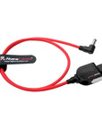 Alvin's Cables Smart Dtap to DC Cable for Atomos Ninja V, Ultra Soft D-tap to 2.1 DC Right Angle Power Cable for Blackmagic Design Video Assist, SmallHD 702, for Feelworld FW568 Monitor 60cm|23.6in