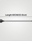 Alvin's Cables Smart Dtap to DC Cable for Atomos Ninja V, Ultra Flexible D-tap to 2.1 DC Right Angle Power Cable 2ft for Blackmagic Design Video Assist, SmallHD 702, for Feelworld FW568 Monitor