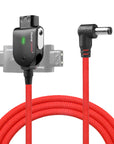 Alvin's Cables Smart Dtap to DC Cable for Atomos Ninja V, Ultra Flexible D-tap to 2.1 DC Right Angle Power Cable 2ft for Blackmagic Design Video Assist, SmallHD 702, for Feelworld FW568 Monitor