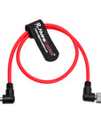 Alvin's Cables Locking DC to DC Cable for Atomos Ninja V Shogun, 5.5 2.1 Locking DC Right Angle Ultra Soft Cable for Video Devices PIX-E7 PIX-E5 Monitor 45cm|17.7in