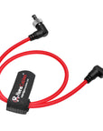 Alvin's Cables Locking DC to DC Cable for Atomos Ninja V Shogun, 5.5 2.1 Locking DC Right Angle Ultra Soft Cable for Video Devices PIX-E7 PIX-E5 Monitor 45cm|17.7in