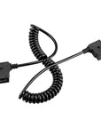 Alvin's Cables D-tap Female to D-tap Female Power Extension Coiled Cable for V-Mount Gold Mount Battery