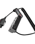 Alvin's Cables NP F550 Dummy Battery to Alvins Smart D-tap Coiled Power Cable for Sony NP-F550, NP-F570, NP-F970, SmallHD 702, Atomos Ninja Shinobi Camera Monitors