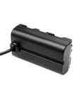 Alvin's Cables NP F550 Dummy Battery to Alvins Smart D-tap Coiled Power Cable for Sony NP-F550, NP-F570, NP-F970, SmallHD 702, Atomos Ninja Shinobi Camera Monitors