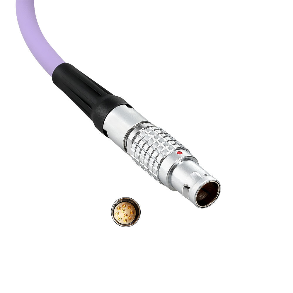 Alvin's Cables Ethernet Remote Cable for ARRI ALEXA XT SXT LF RCU-4, Ethernet 10 Pin Male to Female, KC 158-S, 80cm