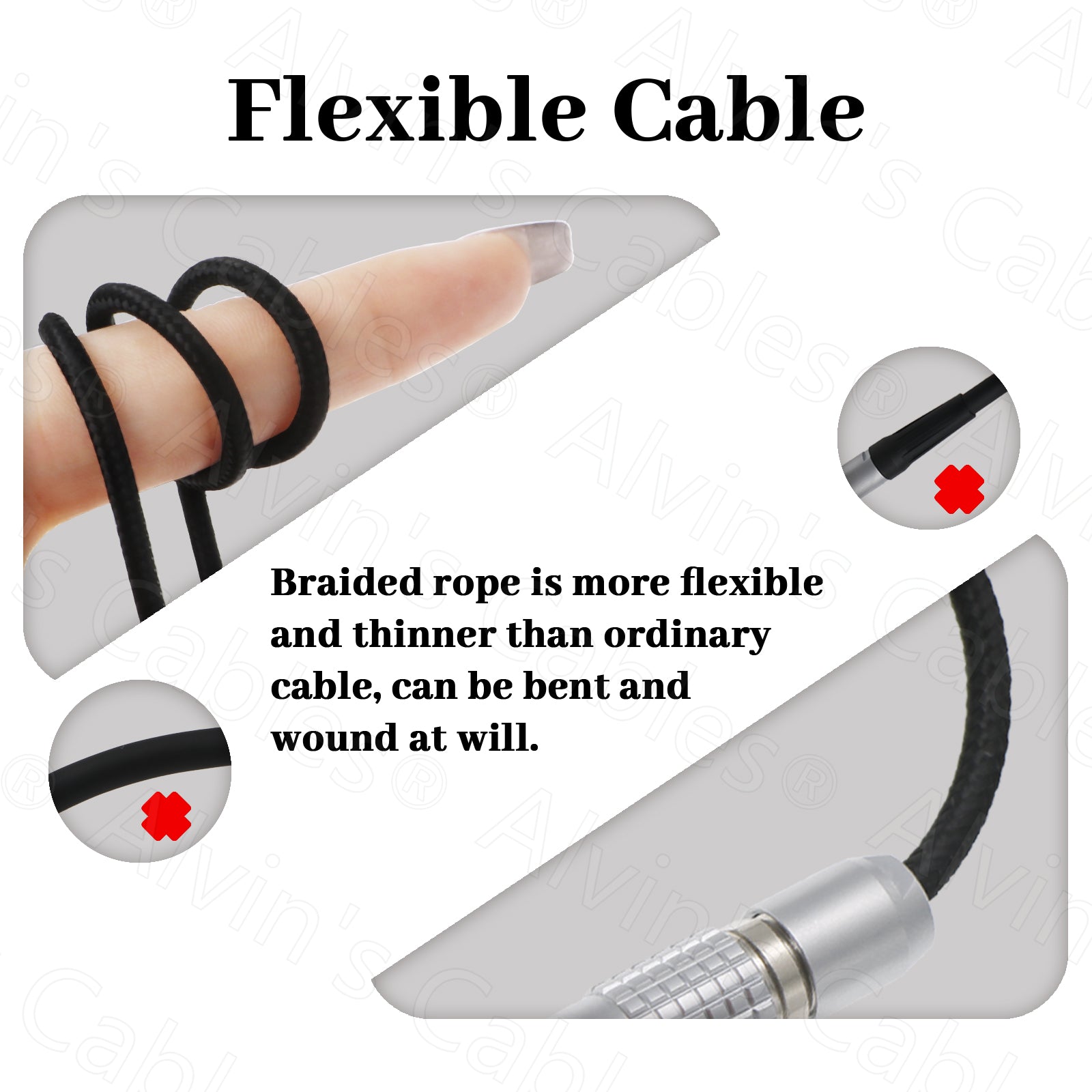 Alvin's Cables Flexible Anton D-TAP to 2 Pin Male Right Angle Power Cable for Teradek ARRI RED Camera SmallHD Paralinx Preston Transvideo Offhollywood Switronix Panasonic