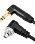 Alvin’s Cables Tentacle Timecode Cable for Panasonic Lumix S1H, GH5s, GH6, GH7 Cameras, 3.5mm TRS to Locking PC Coiled Cable for Tentacle Sync-E, Track-E, Timebar