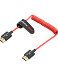 Alvin's Cables 8K HDMI 2.1 Cable for Canon C50 C300 C500, 8K 60Hz 4K 120Hz High-Speed Thin Braided Coiled HDMI Cable for Atomos Feelworld SmallHD Hollyland Monitors, Sony Nikon Panasonic Blackmagic Camera