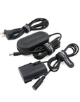 Alvin’s Cables ACK E6 Replacement AC Power Adapter Cable Kit Dummy Battery for Canon EOS 5DS R 5D Mark II 5D Mark III 5D Mark Ⅳ 6D 60D 60Da 7D Mark II 70D 80D from AC Outlet Fully Decoded Smart Chip