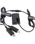 Alvin’s Cables DR E6 DC Coupler Dummy Battery to Dual USB Power Adapter Cable LP E6 Replacement for Canon EOS 5DS R 5D Mark II 5D Mark III 5D Mark Ⅳ 6D 60D 60Da 7D Mark II 70D 80D Fully Decoded