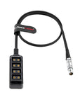 Alvin’s Cables 0S 4 Pin to 4 Port D-tap Female Power Splitter Cable for ARRI Trinity Focus Power Out 60cm| 2ft