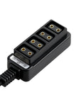 Alvin’s Cables 0S 4 Pin to 4 Port D-tap Female Power Splitter Cable for ARRI Trinity Focus Power Out 60cm| 2ft