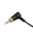 Alvin's Cables Low Profile TA3M Mini XLR 3 Pin Male to Lock 3.5mm TRS Audio Cable for Sennheiser-EK-100 G4/G3 to BMPCC 4K/6K 8Inches