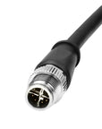 Alvin's Cables Cognex High Flex Cat6a Ethernet Cable, M12 X-Coded 8 Pin to 8 Pin Male Cable for Cognex Basler Industrial Camera