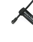 Power Cable for Blackmagic Video Assist from Steadicam Zephyr 3 Pin Male to Right Angle DC Alvin’s Cables