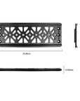 Alvins Alexa 35 Base Plate Bottom Cheese Plate Light Weight Safety Dovetail Plate for ARRI Trinity| DJI Ronin 2| Steadicam M2 with 3/8"-16 Threaded