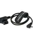 Motor-Power-Cable for Tilta-Nucleus-Nano Micro-USB Right-Angle to D-Tap Alvin's Cables