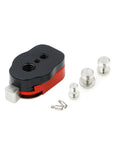 Alvin's Cables Mini Quick Release Plate Kit with 3/8" 1/4" Screws for Camera, Monitor, Tripod, Stabilizer, Gimbal, Monopods, Magic Arm, Flash Bracket, QR Plate System RED-A0122