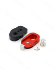 Alvin's Cables Mini Quick Release Plate Kit with 3/8" 1/4" Screws for Camera, Monitor, Tripod, Stabilizer, Gimbal, Monopods, Magic Arm, Flash Bracket, QR Plate System RED-A0122