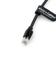 Alvin's Cables M12 8-pin Male A-Code to RJ45 Ethernet Cable Shielded Cable for Cognex Industrial Camera