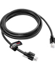 Alvin's Cables GigE Vision Cable Horizontal RJ45 Screw Lock Industrial Ethernet Cable Shielded CAT6a High-Flex Drag-Chain, Compatible with Cognex Keyence Basler Hikvision Camera