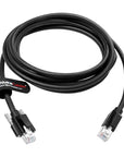 Alvin's Cables GigE Vision Cable Horizontal RJ45 Screw Lock Industrial Ethernet Cable Shielded CAT6a High-Flex Drag-Chain, Compatible with Cognex Keyence Basler Hikvision Camera