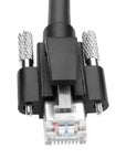 Alvin's Cables GigE Vision Cable Horizontal RJ45 Screw Lock Industrial Ethernet Cable Shielded CAT6a High-Flex Drag-Chain, Compatible with Cognex Keyence Basler Hikvision Camera