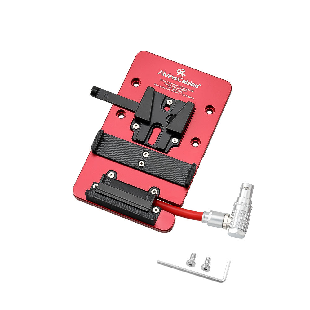 Alvins V Mount Battery Plate for DJI Ronin 4D, V Mount Plate with
