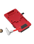 Alvins V Mount Battery Plate for DJI Ronin 4D, V Mount Plate with 6-pin 1B DC-in Out Put Battery Mounts Plate for Ronin 4D